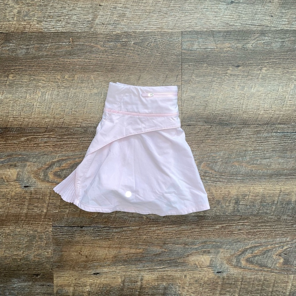Pearl Pink Play Off the Pleats Skirt 13”